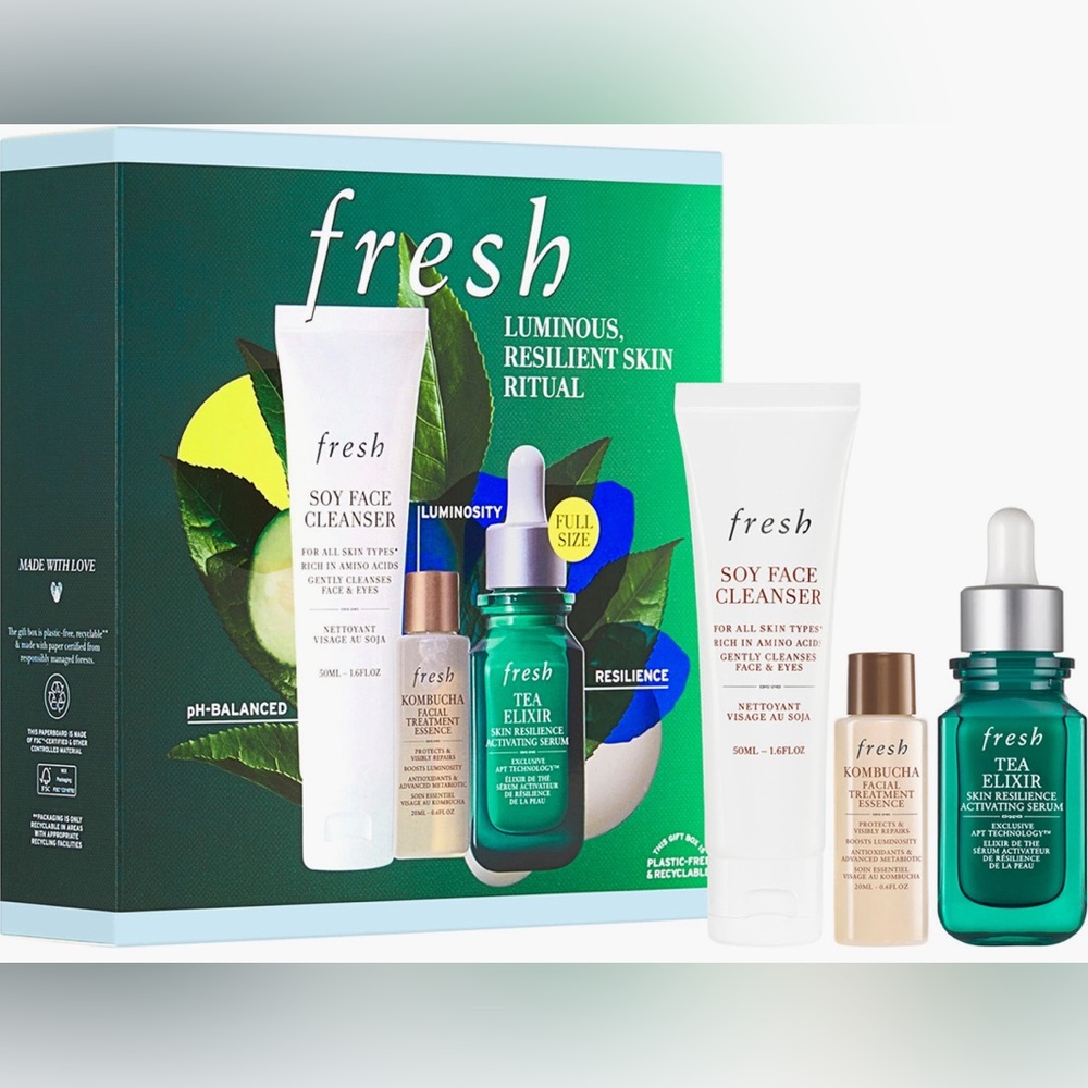 ✨Limited Edition✨NEW Fresh Luminous, Resilient Skin Ritual Set - $112 Value